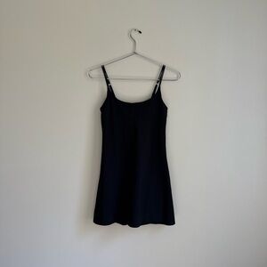 ABERCROMBIE & FITCH TRAVELER MINI DRESS IN ONYX XS